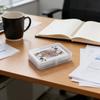 Leere Kartenhülle, 4er-Pack durchsichtige Plastik-Kartenspielboxen, Aufklappbare Aufbewahrungsbox für Baseball-Sammelkarten, Visitenkarten