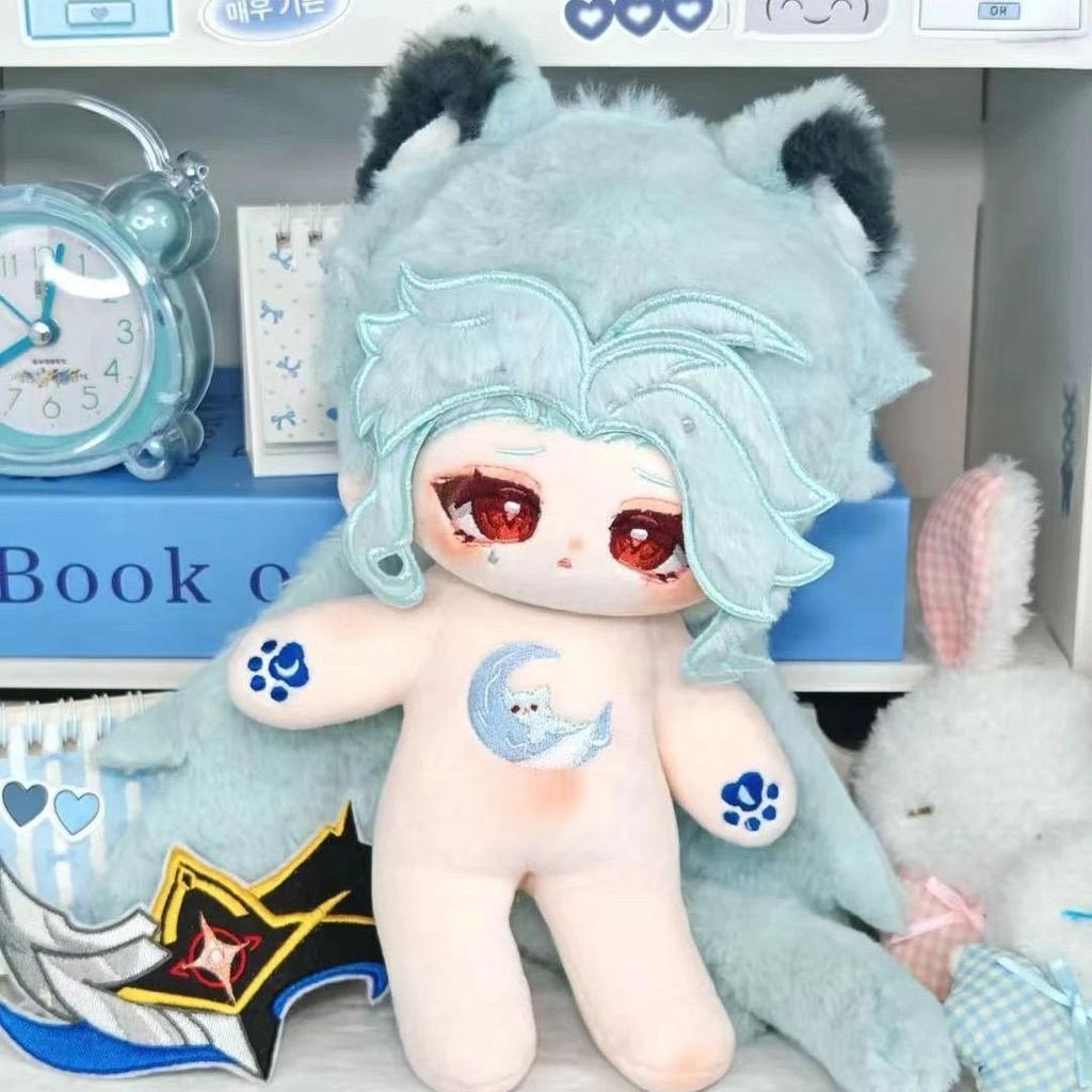 20Cm Genshin Impact Ii Dottore Plush Doll The Doctor Anime Cosplay Dress-Up Cotton Doll Stuffed Toy Collection Birthday Gifts