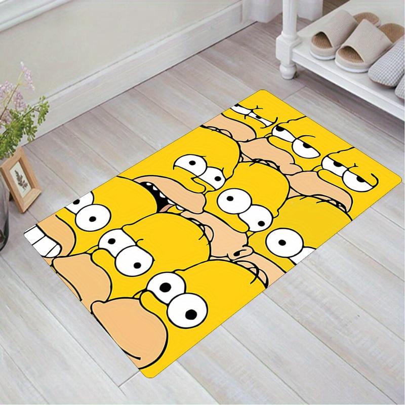 The Simpsons Area Rug - Soft & Durable For Living Room , Bedroom , And Outdoor Use - Hand Washable Polyester Floor Mat 60cm by 90cm