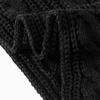 Knitted Material Neck Warmer Scarf Solid Color Winter Knitted Scarf Warm Thick Neck Scarf  For Men