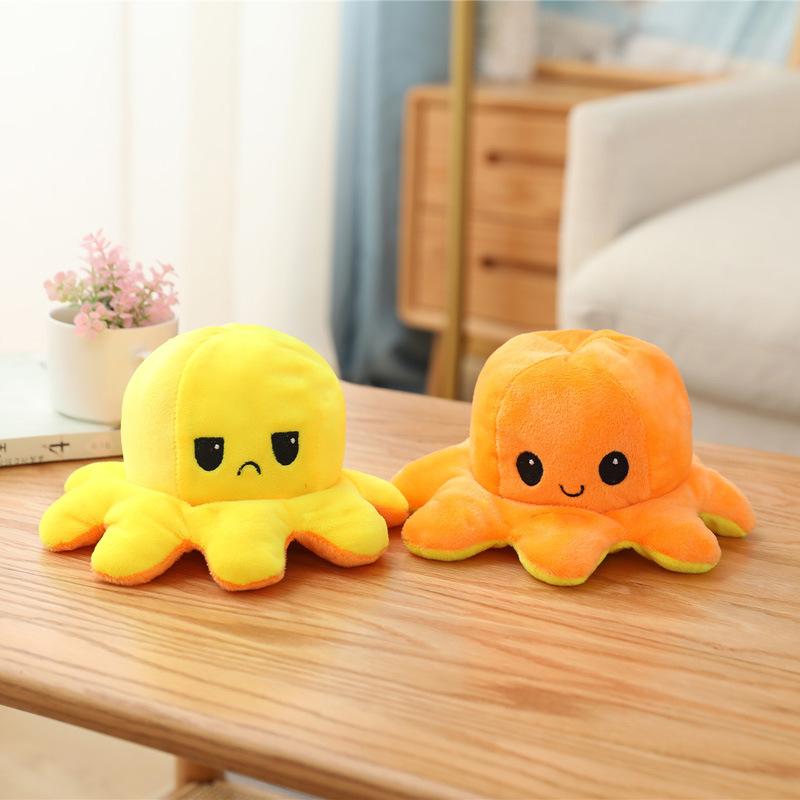 

Flipped octopus doll plush toy octopus double-sided flipped little octopus doll children s doll 20cm（0.1kg）