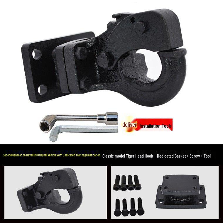 Tow Hook for 2020-2024 Haval H9: Great Wall 2nd Gen, 157 Model Rogue Tiger