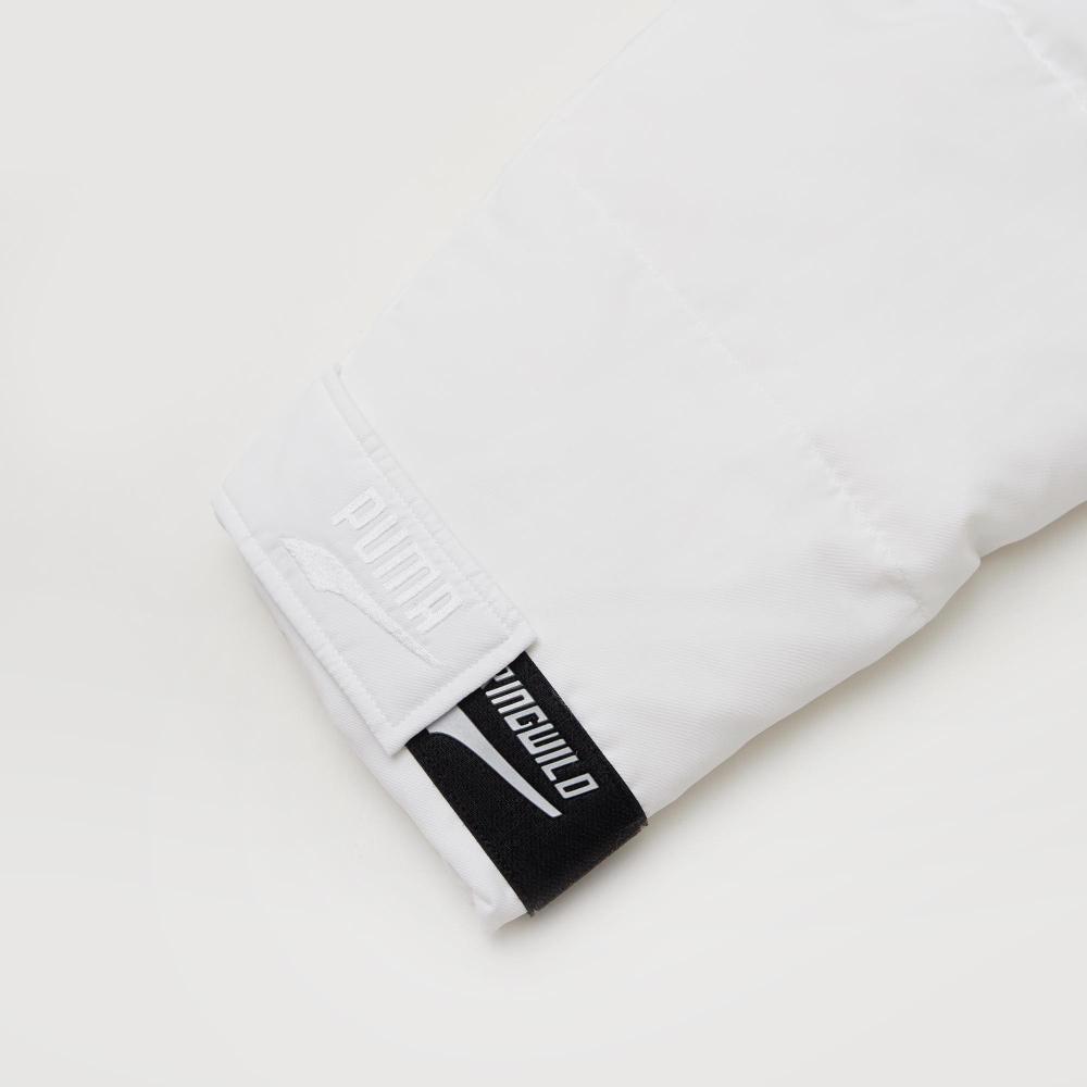 Puma Pánsky páperový kabát Roaringwild Co-Branded Reflexný Teplý So stojačikom Vrchné oblečenie Biely 532587-02