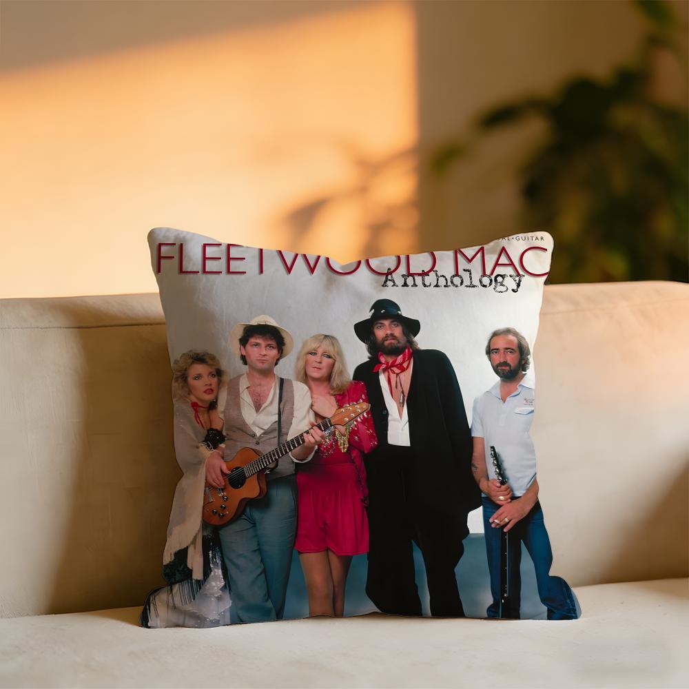 Fleetwood Mac Cushion Cover Cozy Velvet Throw PillowSoft Warm Cushion For Sofa  Bed