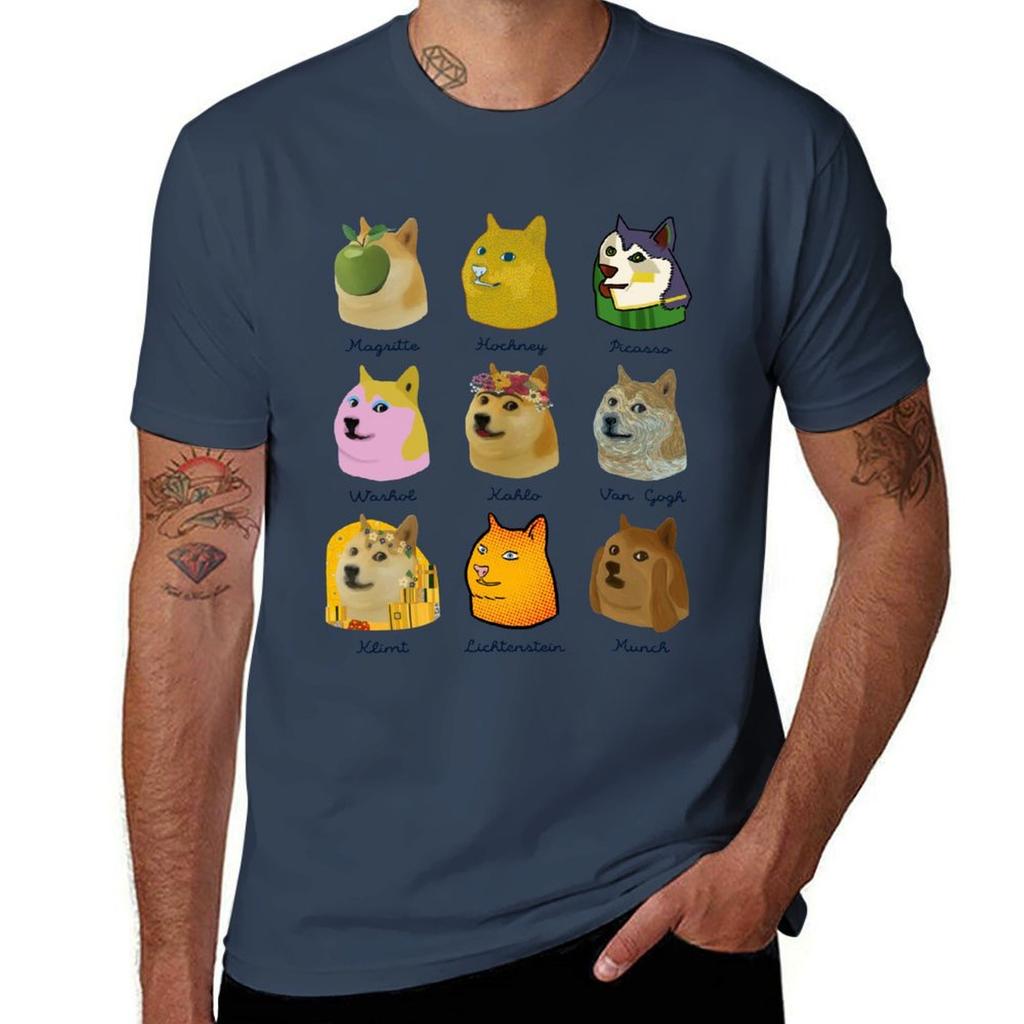 A Brief History Of Doge Artists Tshirt Relaxed Fit Casual Short Sleeve Top