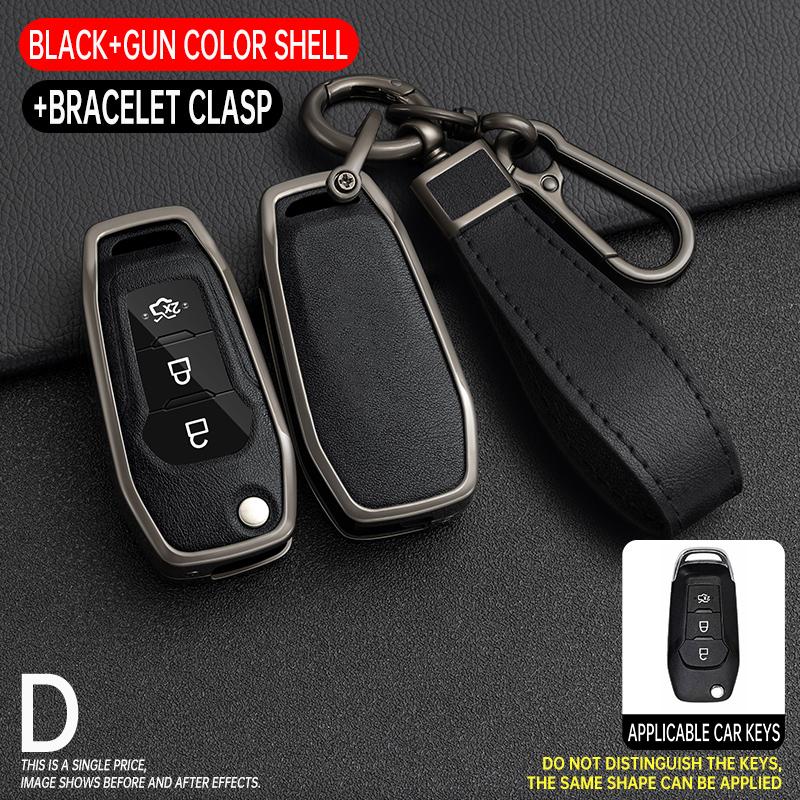 Interior Mouldings Car Remote Key Case Cover for Ford Figo 2017 Mondeo 5 Ecosport Fiesta Mk8 Everest Ranger Fusion Kuga Escort F