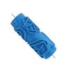 Pattern Paint Roller Soft Rubber Head for Walls Ceiling Decorative Texture Tool Blue 105Y