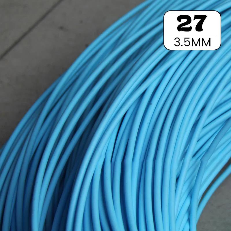 30 Colors 500G Round PE Rattan 2.5/3mm Plastic Synthetic Rattan Weaving Raw Material Furniture Repair Chair Storage Basket DIY