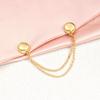 4 Pcs Magnetic Clothing Clips Multi-Function Pinless Brooch Shawl Clips Strong Magnetic Buckle with Chain for Clothes Slimming Accessories