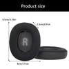 Soft Sponge Ear Cushions Replacement For E55BT Headphones Improved Noise Isolation And Long Lastings Comfort