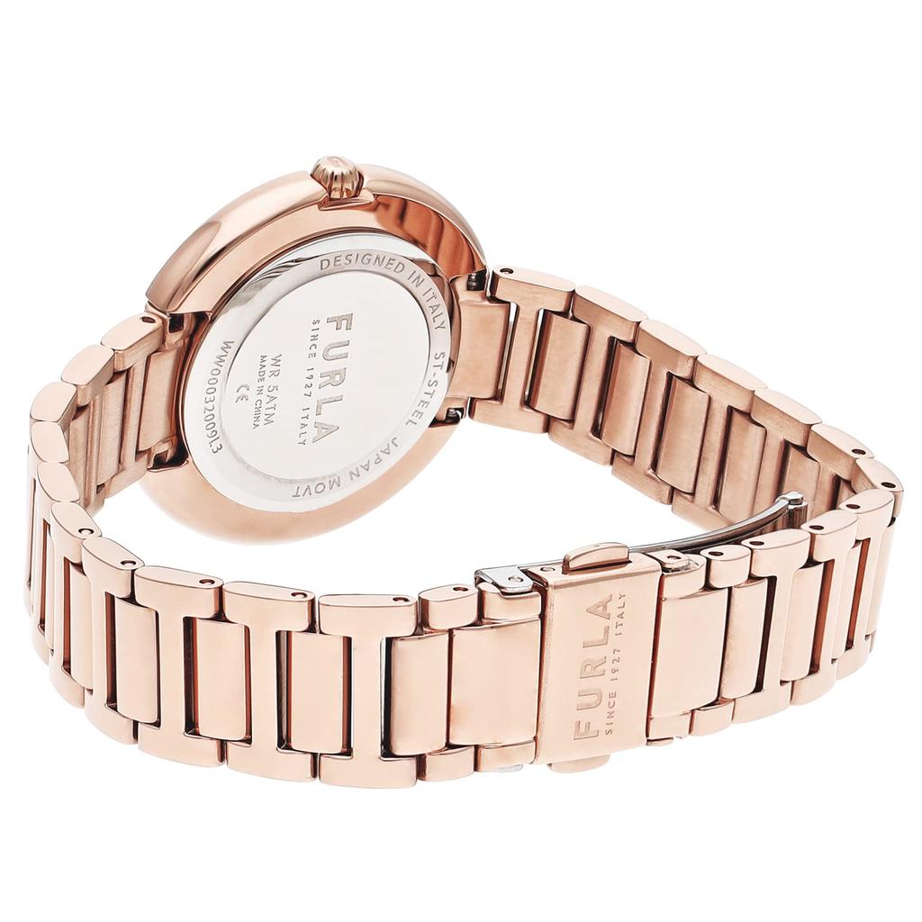 Watch FURLA ICONSHAPE Rose Gold Dial Stainless Steel Quartz Watch Jewelry Accessory WW00032009L3 [Furla] 29.5MM Women's [Item]