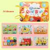 Kid Quiet Busy Book Montessori Baby Educational Toy Pasture Friut Animal Sorting Match Game Baby Sticker Toy for Child Book Gift