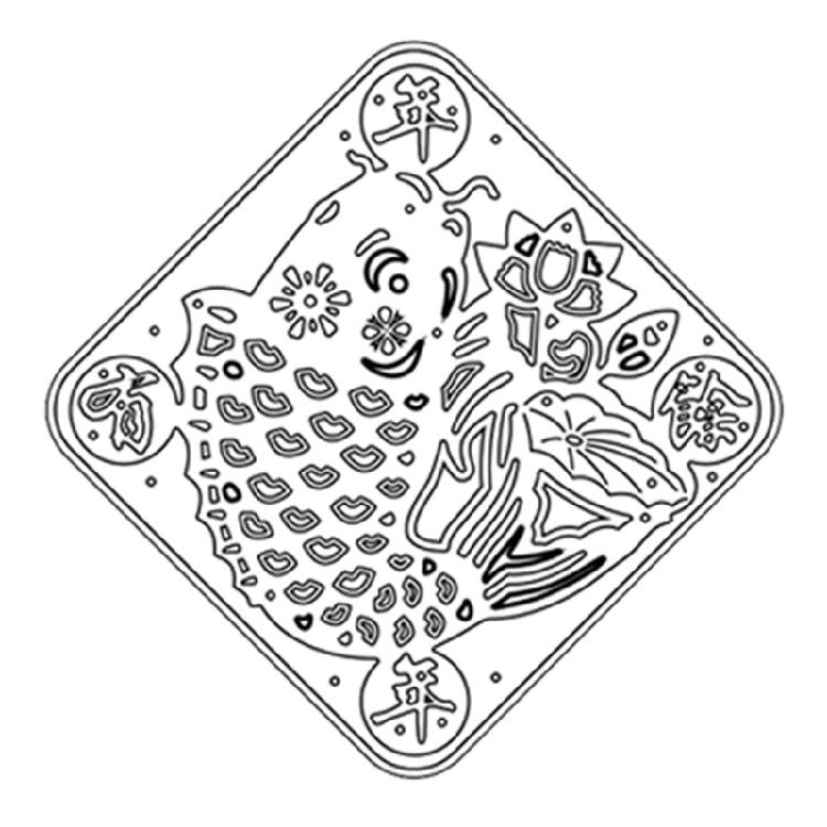 

Metal Cutting Die 3D Chinese New Year Cutting Dies for DIY Scrapbooking Photo 1