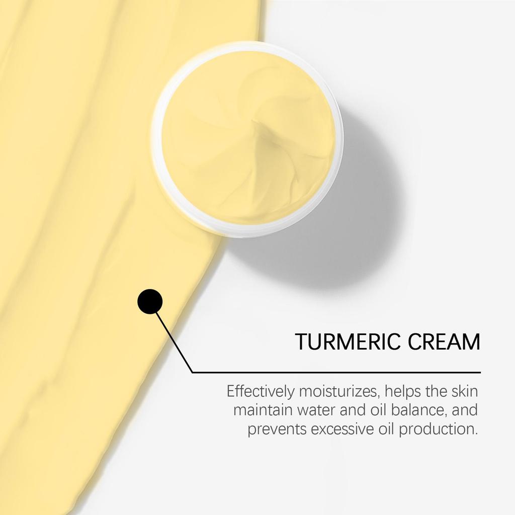 West&Month Turmeric Moisturizing Cream Brightens Complexion, Hydrates, Nourishes, and Moisturizes Skin Gentle Daily Care 50g