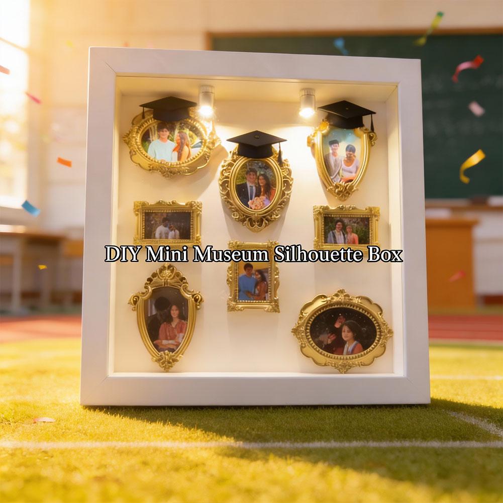 1 SET DIY Shadow Box Frame Mini Memory Display Kit Creative Photo Album For Anniversary Unique Romantic Daily Gift Idea Decor