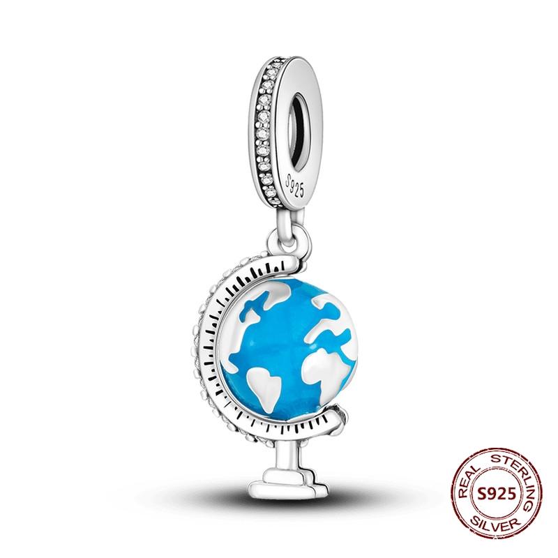 copper Travel Suitcase Motorcycle Car Bicycle Charm Bead Charms Pendents Compatible With Authentic Bracelets Fine Do It Yourself Birthday Jewellery Gi
