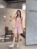Women's Modal High-Waisted Lace-Up Summer Pajama Shorts