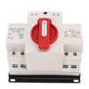 Dual Power Automatic Transfer Switch Red Handle 125A Generator Changeover Switch for Industry 400V