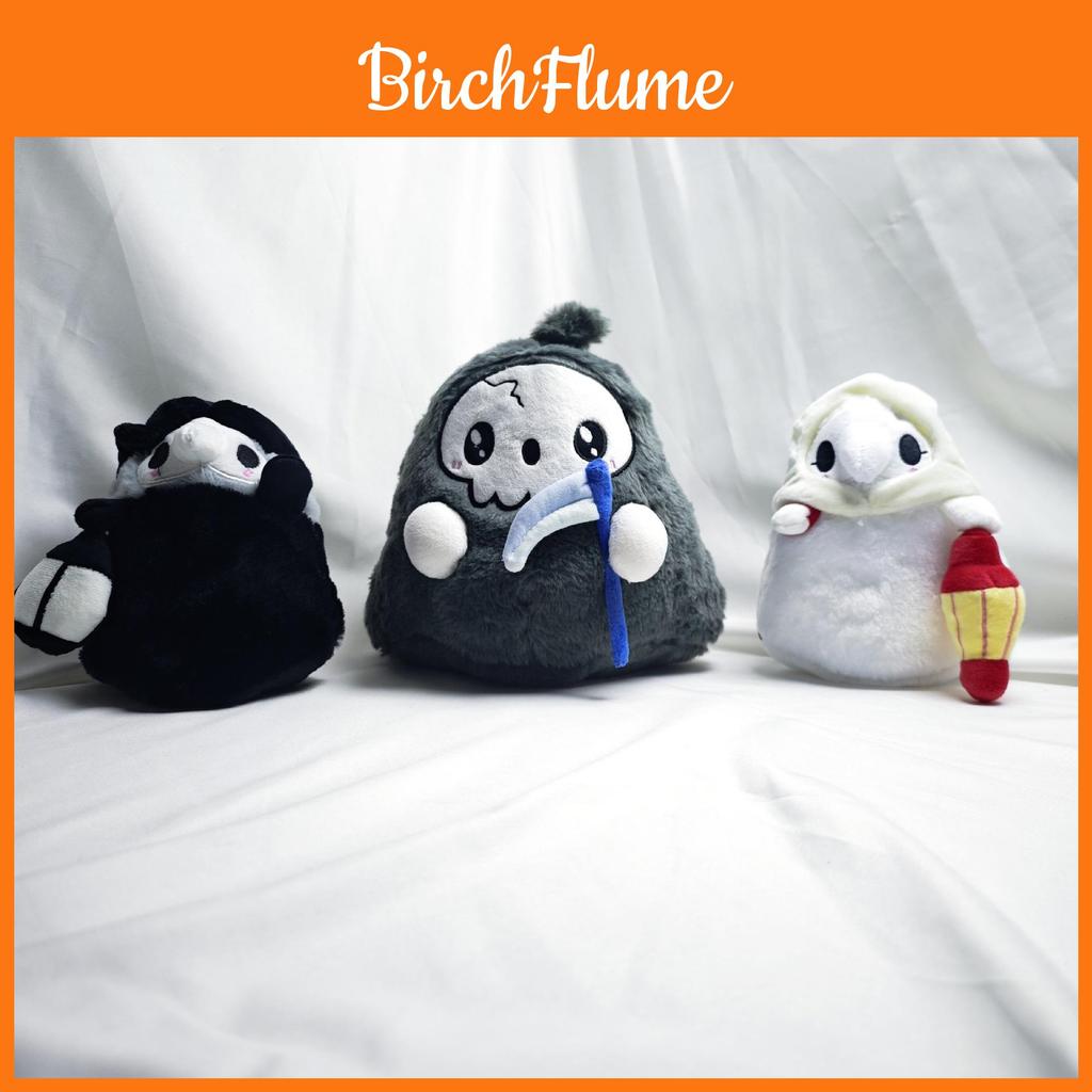 Plague Doctor Plush Doll With Glowin The Dark Features For Halloween Decoration And Collectors