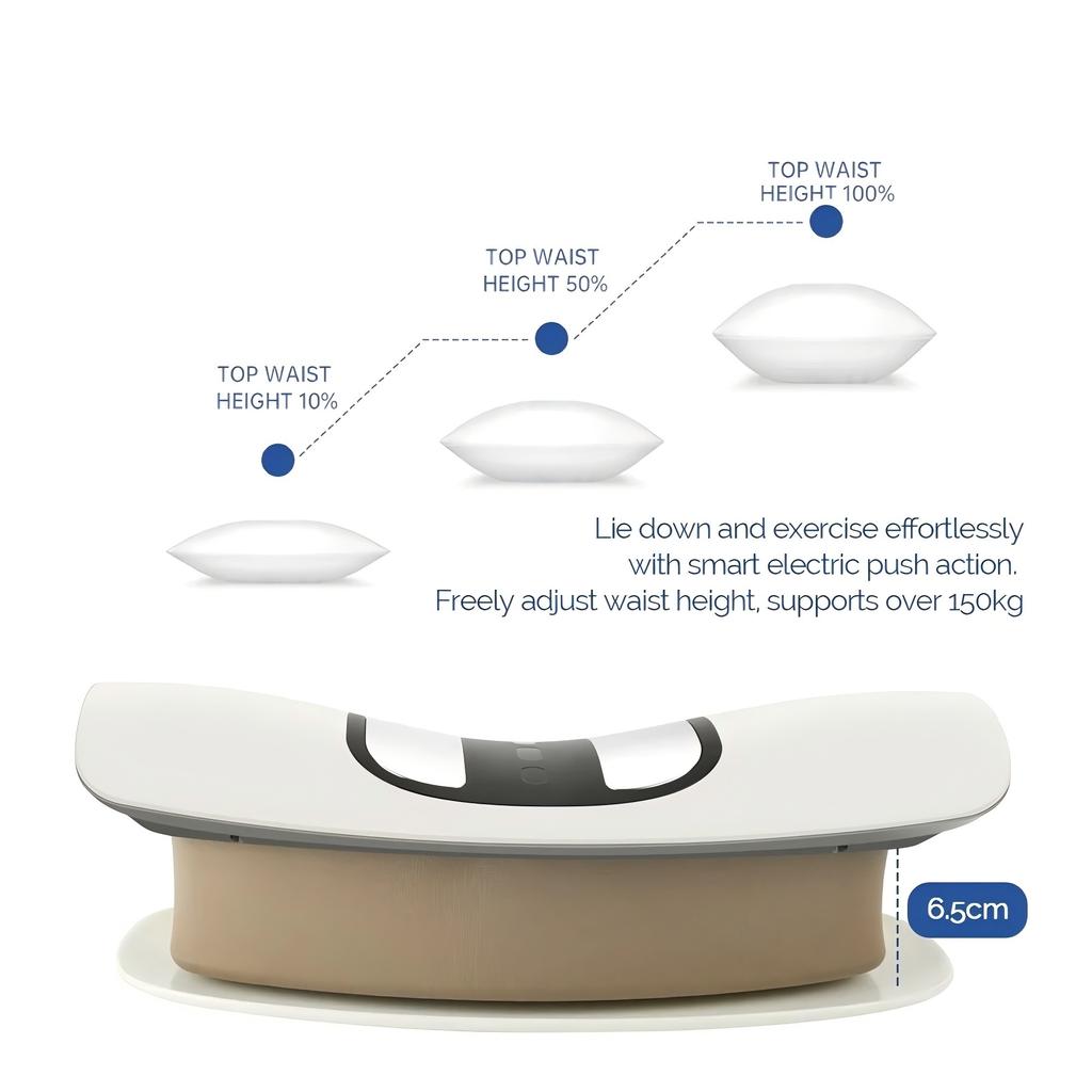 Electric Lumbar Spine Traction Device Adjustable Inflatable Vibration Waist Back Massage Machine with Heat Back Stretcher Device