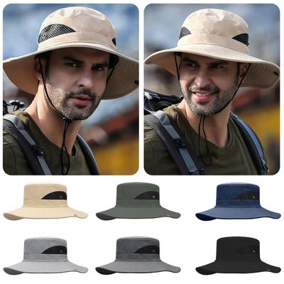 Sun Hat Wide Brim UV Protection Foldable Bucket Hat for Fishing Hiking Camping
