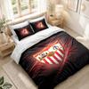 Juego de Ropa de Cama 1 Funda Nórdica 2 Fundas de Almohada Estampado Sevilla FC Decoración de Dormitorio Hogar