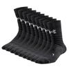 Under Armour Crew Socks Unisex 9 Double Loads Black (Unisex) Basketball Socks 22610208 001 9