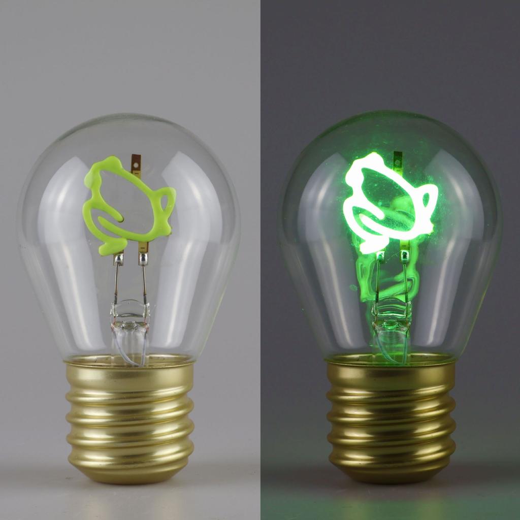 Niedliches Cartoon LED-Glühbirne Nachtlicht, Wiederaufladbar, Bunte Dekorative Tragbare Lampe