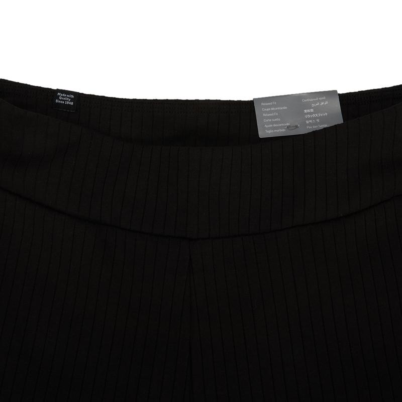 Puma Sports Casual Straight-Leg Knit Pants Women bottoms Black 847689-01