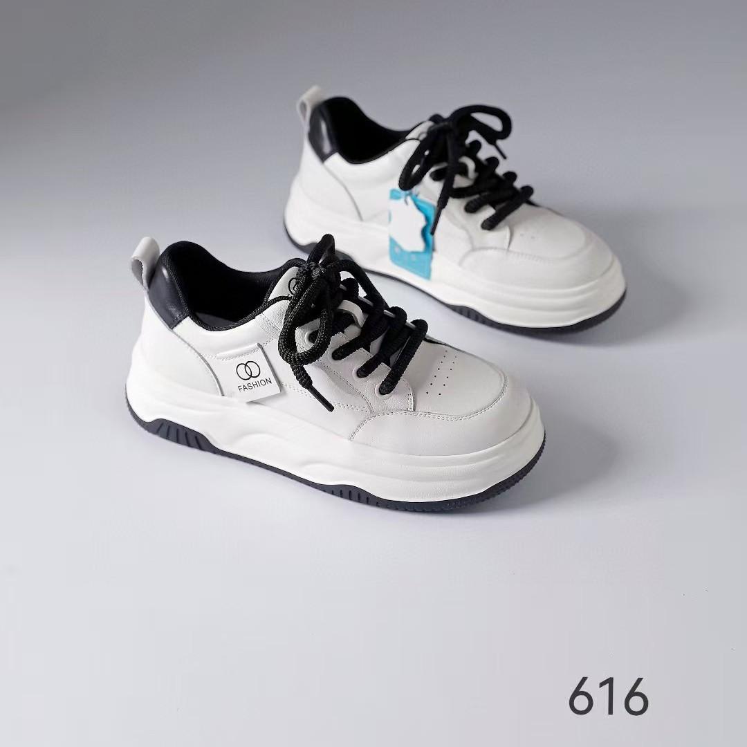 

The first layer of cowhide little white shoes women s height-increasing single shoes new low-top casual shoes versatile thick-soled muffin board shoes 35