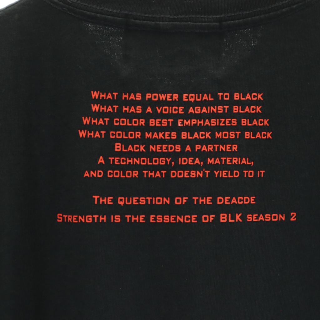 WHITE MOUNTAINEERING 2009AW made in Japan Short sleeve T-shirt S black Men's Used