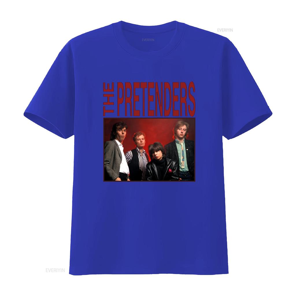 The Pretenders Rock Band T Shirt Heavy Cotton Musician Inspired Best Seller Vintage Washed Designer Clothes Streetwear