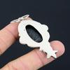 Daughters Day Deal 925 Sterling Silver Natural Vasonite Flower Pendant Jewelry