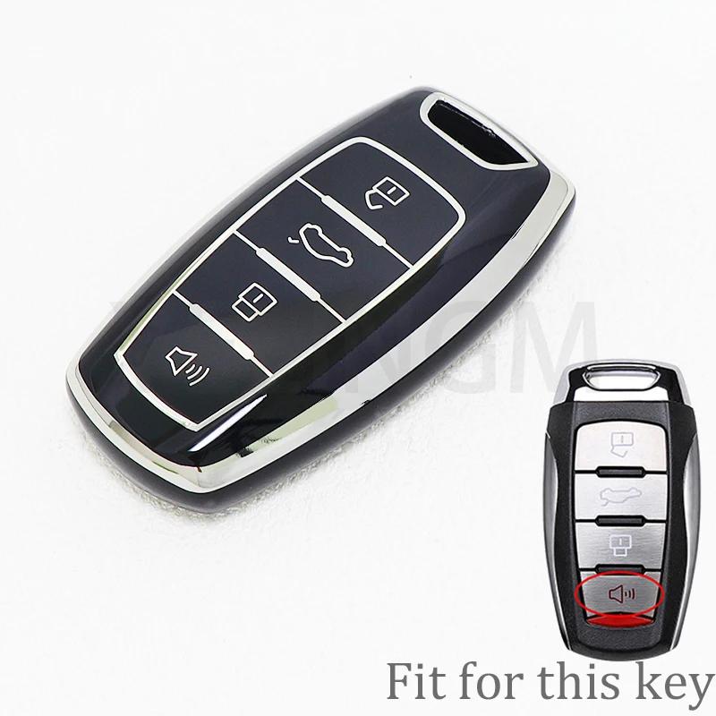 Soft Tpu Car Remote Key Case For Haval Jolion Hover F7 F7X H6 H7 H9 F5 H2S Cover Protector Auto Accessories Shell Fob Holder