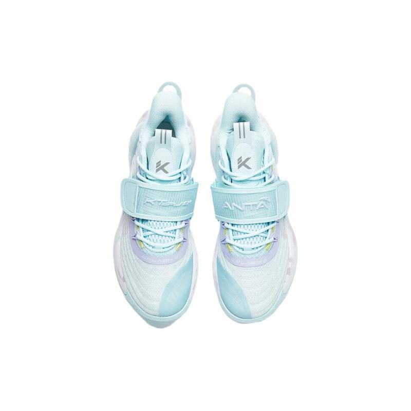 ANTA Water Flower 3 Basketball Shoes Men's High top Glacier Blue/White/Purple Sneakers 112221604S-1