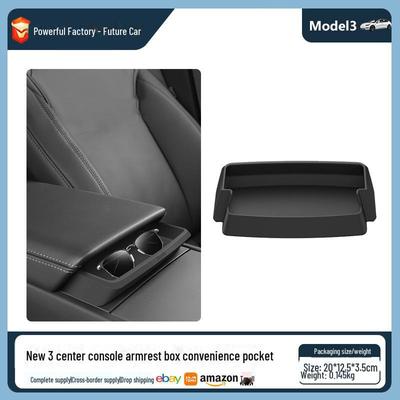 Compatible with Tesla Model 3 Highland: Central Control Armrest Storage Box