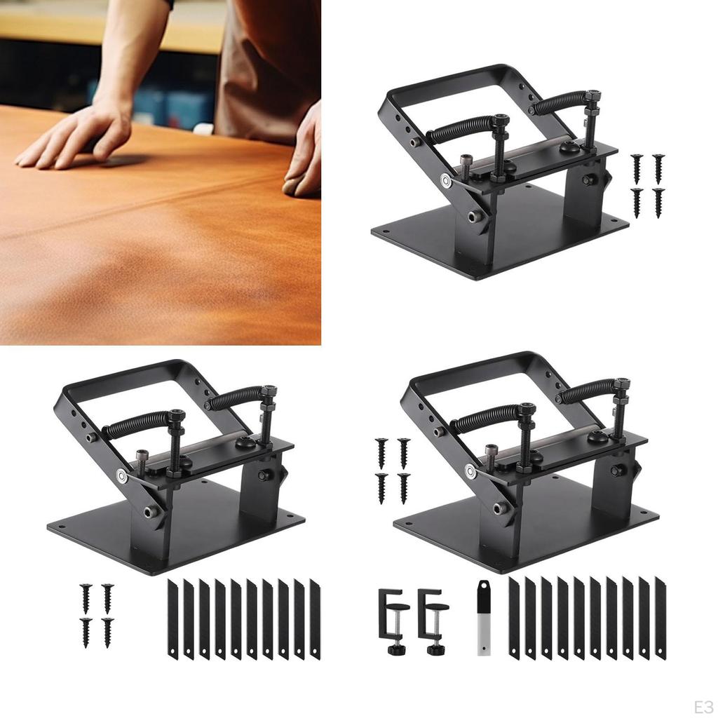 Manual Leather Peeling Machine Skiver DIY Cutting Adjustable,Working Tool Paring Edge