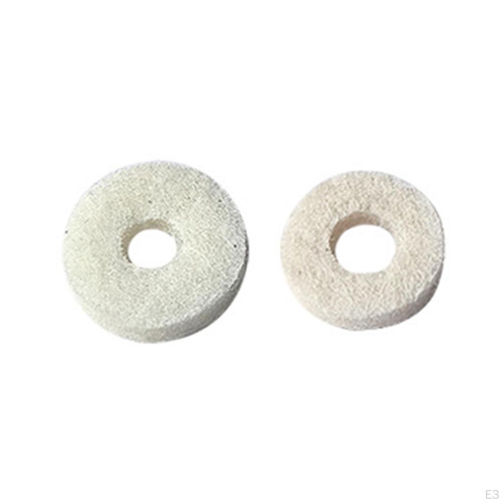 10 stück Filz Scheiben Kissen Robust Ersetzen Musical Teile Messing Instrument