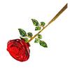 Elegant Crystal Glass Rose Flower For Home Decoration Wedding Gift Various Color With Long Durability Beauty
