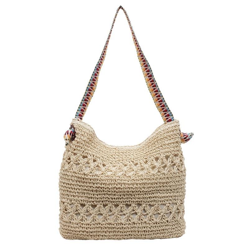Commuter Large-capacity Straw Woven Bag Woven Women's New Summer Versatile Shoulder Bag Beach Tote Bag