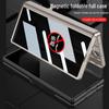 Samsung Z Fold 6 Slim Anti-Peep Magnetic Hinge Case with Full Coverage Screen Protection