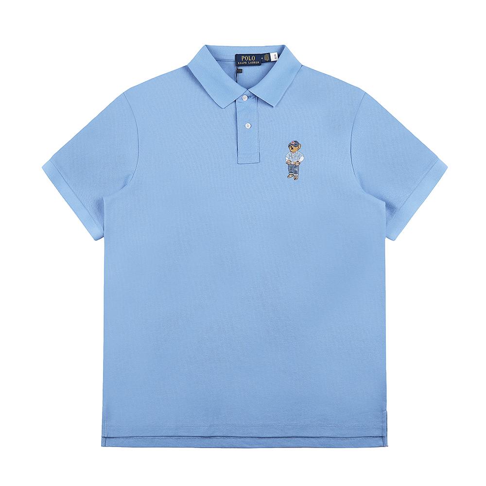 Ralph Lauren Letní Pánské a Dámské Pique Polo Tričko ze 100% Bavlny s Vyšívaným Logem Medvídka Polo