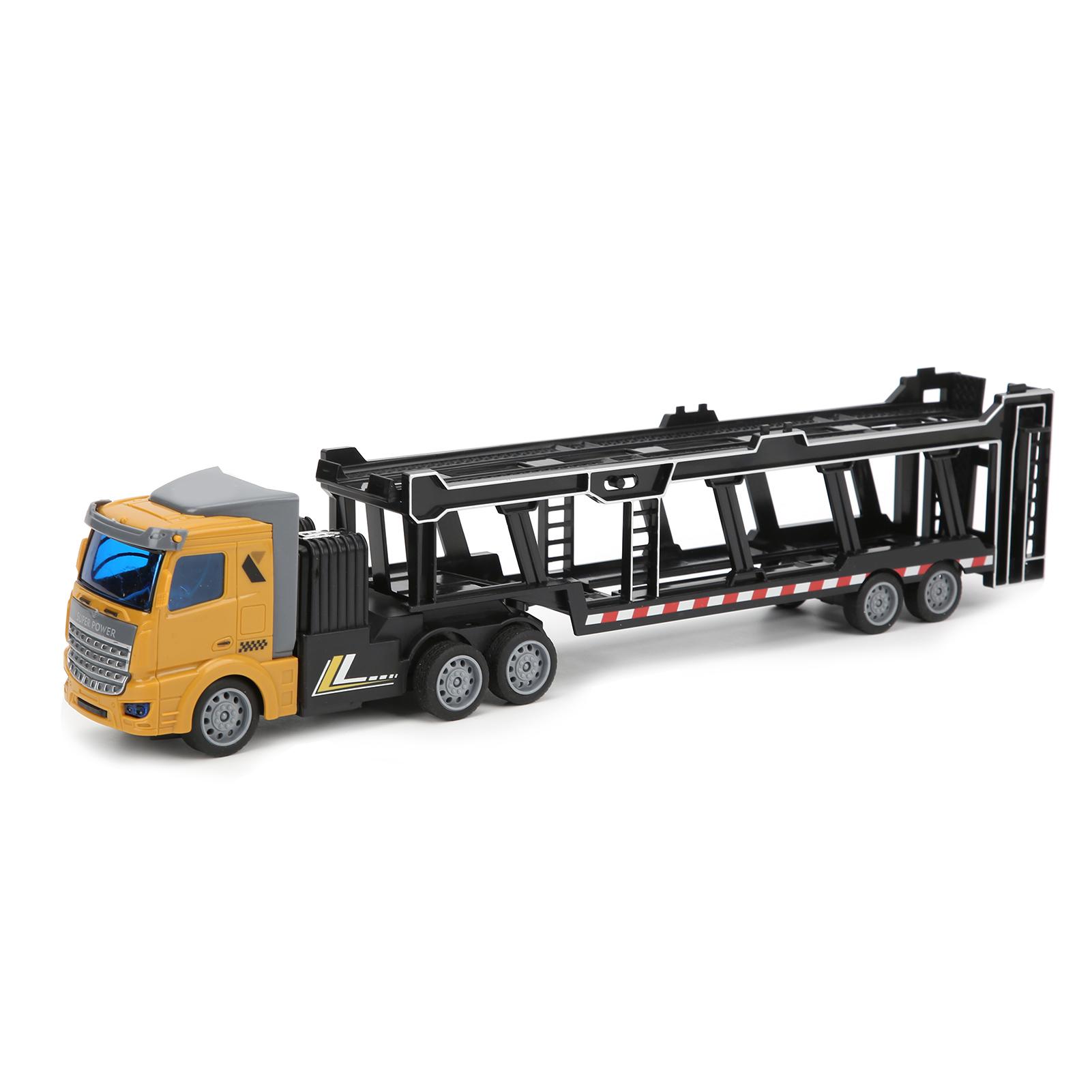 

Детская игрушечная модель грузовика 1:48 Сплав Супер Грузовик Транспортное средство Симуляция Транспортер Модель ИгрушкиЖелтый Сплав