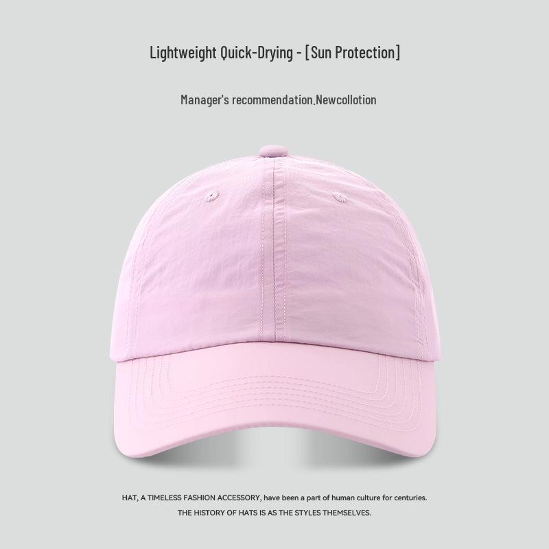 "65cm Unisex Solid Color Baseball Cap with Soft Top, Deepened and Widened Brim for a Slimmer Face Look."