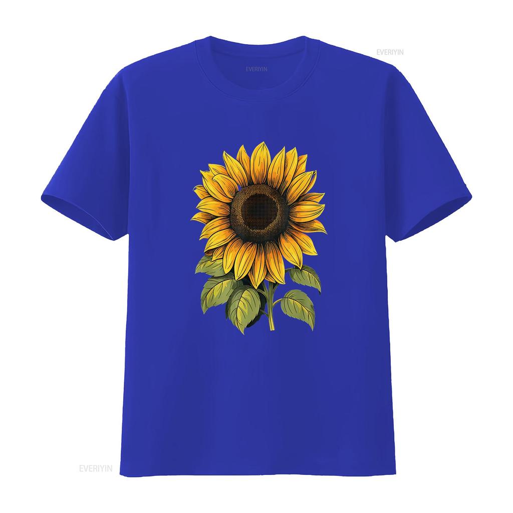 Sunflower Summer Cottagecore Aesthetic Girls Unisex Bold and Fashionable s T Shirt for vintage Washed Slightly homme