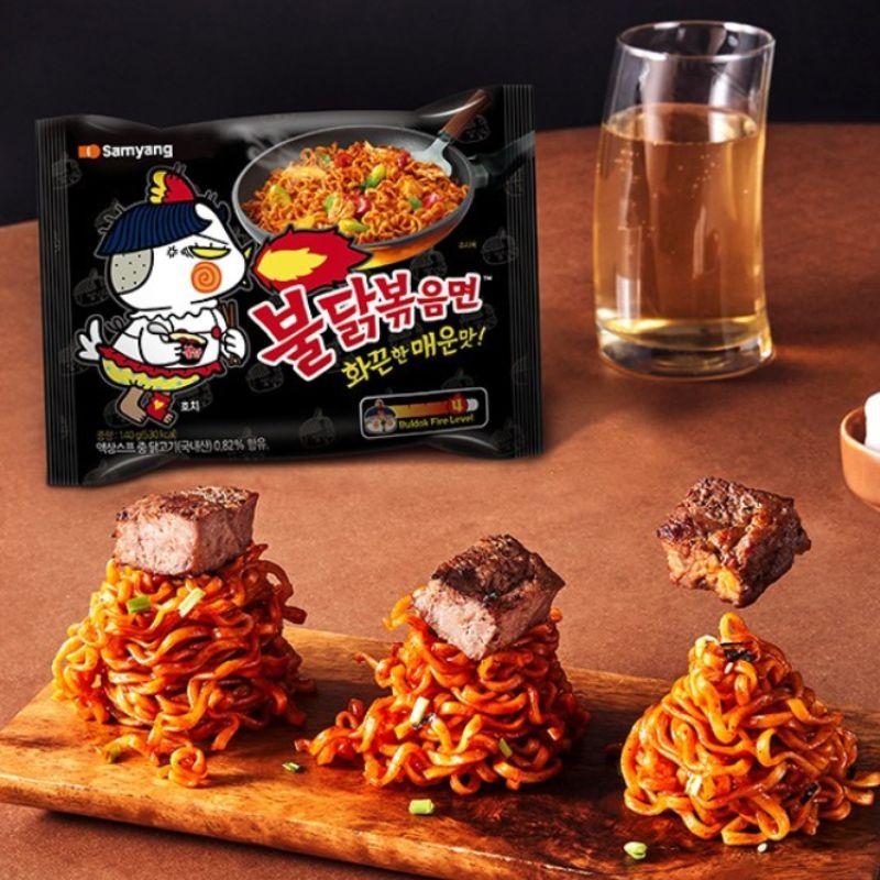 Samyang Buldak Hot Chicken Flavor Ramen 140g x 5 Packs Korean Spicy Noodles