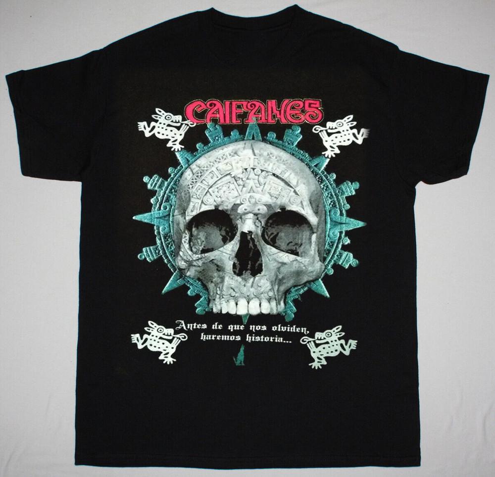 Caifanes Rare Embroidered Logo Gift For Fan Gift Black All Size Shirt Unisex T-Shirt M