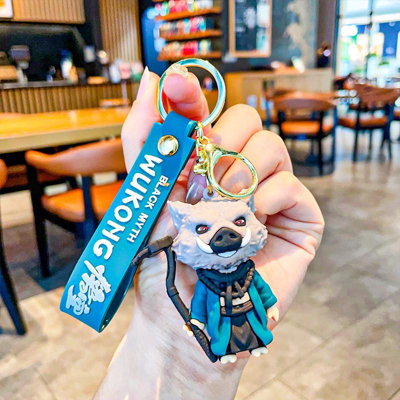 

Black Charming Myth Wukong Keychain Ideal For Birthday Gifts And Occasions Special Black Zhu Bajie
