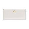 Old Logo Logo Snap Closure Calfskin Wallet Regular Women's White White