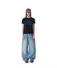 AAKAM Stamp Printed Ringer Top (Black)